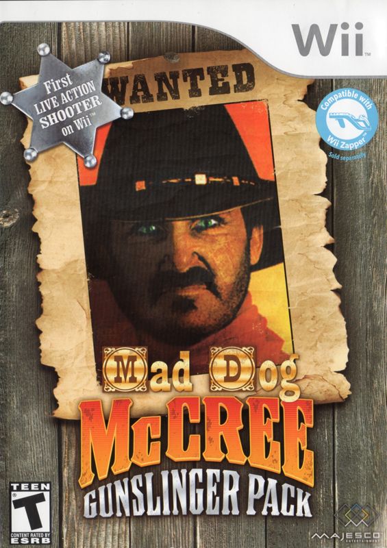 Mad Dog McCree: Gunslinger Pack box art for Wii